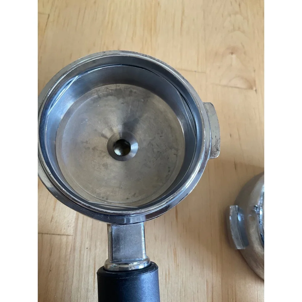 Rancilio Espresso Portafilter Set 20-112-010 with Filter Baskets Lot of 3